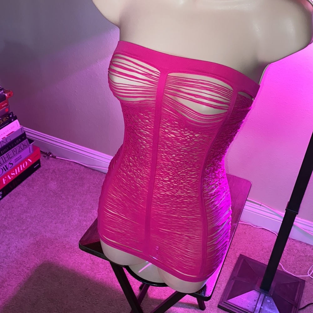 Pink Lipstick Dance Wear